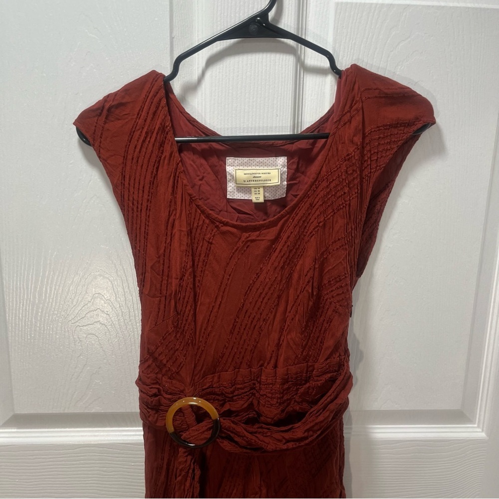 Anthropologie Moulinette Soeurs Guinevere Maxi Fairycore Renaissance Size 10 - Picture 4 of 11